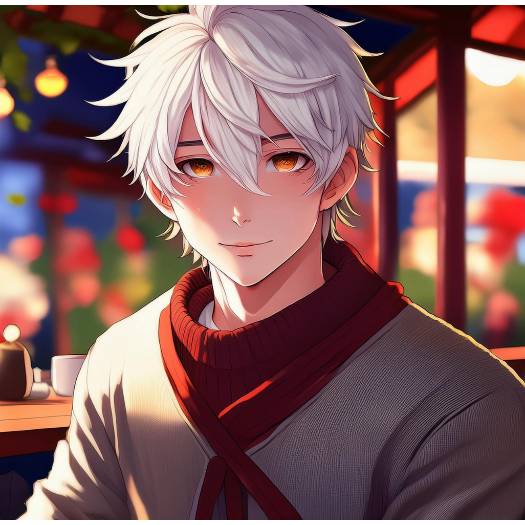 Anime Art With Full Background Stitman